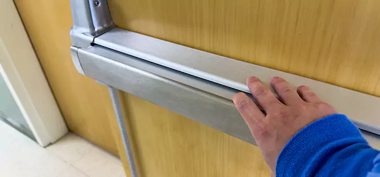 Installing a Push Bar on a Door Southaven